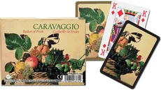 Karty do gry Piatnik 2 talie Caravaggio Kosz z Owocami