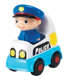 Klocki Ludzik z pojazdem Policja