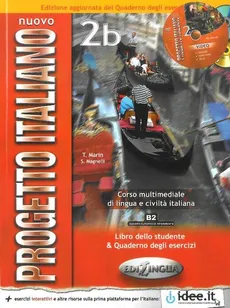 Nuovo Progetto Italiano 2B Podręcznik + ćwiczenia + płyta DVD + płyta CD - Outlet - Sandro Magnelli, Telis Marin