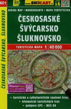Szwajcaria Czeska mapa turystyczna w skali 1:40 000