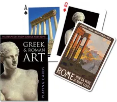 Karty do gry Piatnik 1 talia Sztuka greków i rzymian