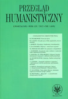 Przegląd Humanistyczny 2015 / 1