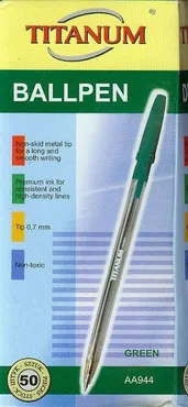 Długopis zielony 50 sztuk