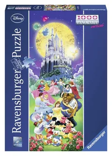 Puzzle Panorama Disney Zamek 1000