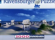 Puzzle Panorama Wiklinowe krzesła 1000