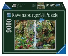 Puzzle Zwierzęta w dżungli 9000