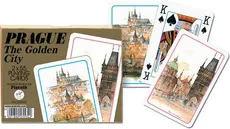 Karty Praga Złote Miasto 2 talie