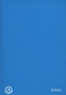 Brulion A5 Color Blocking w kratkę 96 kartek niebieski
