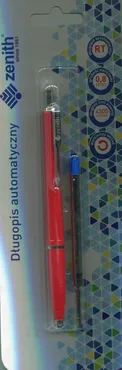 Długopis automatyczny Zenith 7 + wkład oprawa czerwona
