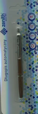 Długopis automatyczny zenith 7 blister brązowy