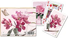 Karty do gry Piatnik 2 talie, Rubinowe Róże