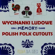 Wycinanki ludowe gra memory Polish folk cutouts