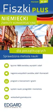 Niemiecki Fiszki Plus Zwroty konwersacyjne dla początkujących - Outlet - Eliza Chabros, Ewa Kędzierska, Zuzanna Pytlińska