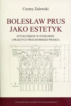 Bolesław Prus jako estetyk - Outlet - Cezary Zalewski