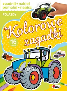 Kolorowe zagadki pojazdy - Piotr Kozera