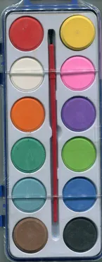 Farby akwarelowe szkolne 12 kolorów