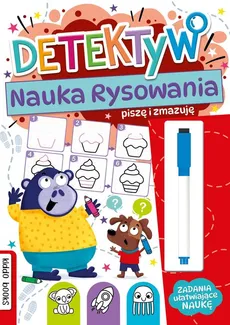 Piszę i zmazuję detektyw nauka rysowania - (Książka) - Księgarnia PWN