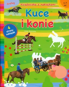 Kuce i konie Książeczka z naklejkami - Lieve Boumans