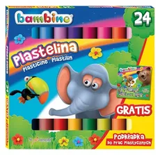 Plastelina 24 kolory Bambino - Outlet