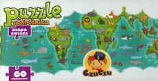 Puzzle podróżnika Mapa świata