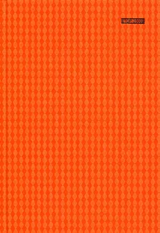 Brulion A5 Top-2000 w kratkę 96 kartek Vinyl Fluo pomarańczowy
