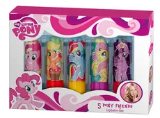 Zestaw kosmetyczny dla dziewczynek 5 Pony Friends Balsam do ust