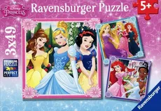 Puzzle Disney Księżniczki 3x49