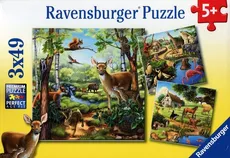 Puzzle Zwierzęta 3x49