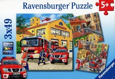 Puzzle Ekipa strażacka 3x49