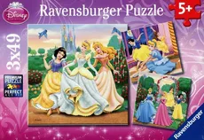 Puzzle Disney Księżniczki 3x49