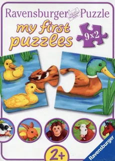 Puzzle Moje pierwsze puzzle Zwierzęta 9x2