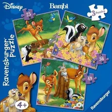Puzzle Disney Bambi 3w1
