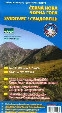 Czarnohora Świdowiec mapa turystyczna 1:50 000