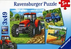 Puzzle Maszyny na farmie 3x49