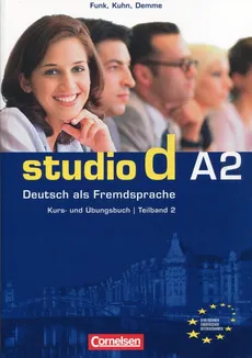 studio d A2 Kurs und Ubungsbuch + CD Podręcznik z ćwiczeniami - Outlet