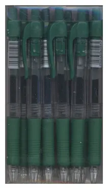 Długopis żelowy automatyczny zielony 12 sztuk