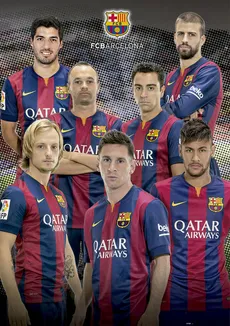 Puzzle 1000 Klub Piłkarski Barcelona kolaż