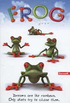 Brulion A4 w kratkę 96 kartek Frog - Outlet