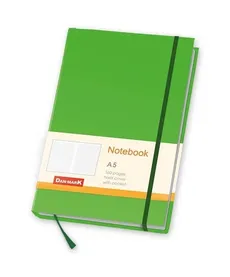 Notes Milano A5 80 kartek w kratkę zielony