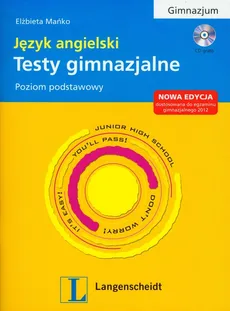 Język angielski Testy gimnazjalne + CD - Elżbieta Mańko
