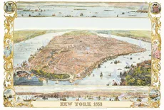 Puzzle Piatnik Mapa Nowego Jorku 1000