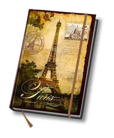 Notes A6 Art book 80 kartek w linie Paryż