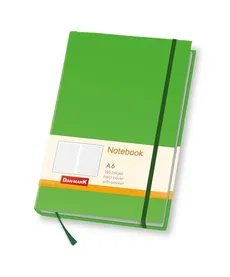 Notes Milano A6 80 kartek w kratkę zielony