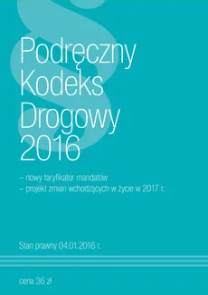 Podręczny Kodeks Drogowy 2016 - Outlet