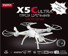 Quadrocopter SYMA X5C ULTRA kamera HD biały
