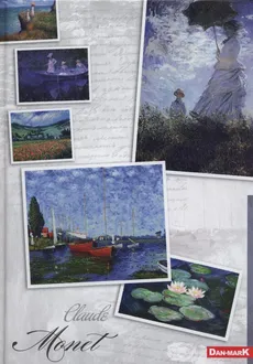 Brulion A4 Claude Monet w kratkę 96 kartek