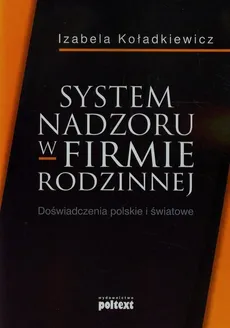 System nadzoru w firmie rodzinnej - Outlet - Izabela Koładkiewicz