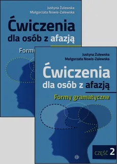 Ćwiczenia dla osób z afazją Formy gramatyczne Część 1-2 - Outlet - Małgorzata Nowis-Zalewska, Justyna Żulewska