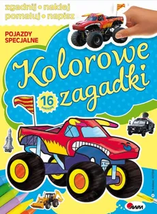 Kolorowe zagadki Pojazdy specjalne - Piotr Kozera