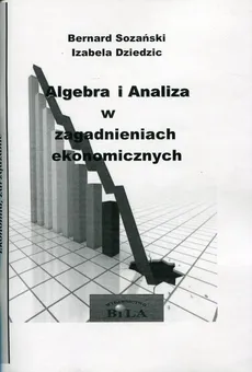 Algebra i Analiza w zagadnieniach ekonomicznych - Izabela Dziedzic, Bernard Sozański